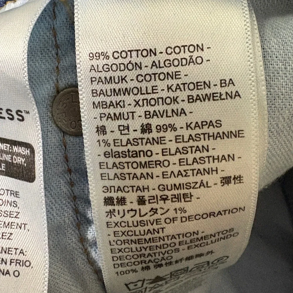 Levis 541 Athletic Taper Mens Blue Jeans 36x32 Medium Wash Stretch 18181-0629